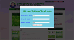 Desktop Screenshot of biovedjournal.org