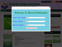 Tablet Screenshot of biovedjournal.org